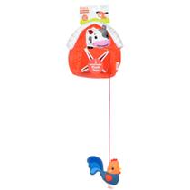 Brinquedo para animais de estimação Fisher-Price Farmhouse Burrow com vaca galo de pelúcia Brinquedo para animais de estimação Fisher-Price Farmhouse Burrow com vaca galo de pelúcia