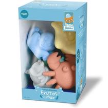 Brinquedo para Banho Bebês Coleção Bichinhos Frutos do Mar Vinil Roma