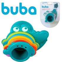 Brinquedo para Banho Infantil Copinho Encaixáveis Buba Original C/ NF