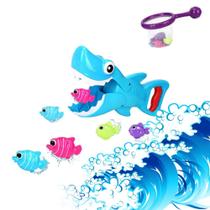 Brinquedo Para Banho Tubarão Com Peixinhos Pesca Divertida Brinquedo Para Banho Tubarão Com Peixinhos Pesca Divertida