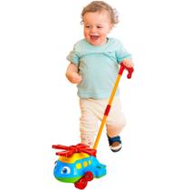Brinquedo Para Bebê Avião Helicóptero Push Plane - Bs Toys