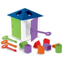 Brinquedo para Bebê Casa das Chaves com Formas Geométricas Brinquedo para Bebê Casa das Chaves com Formas Geométricas