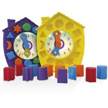 Brinquedo para Bebê Casinha da Hora 12 Blocos Sortido Brinquedo para Bebê Casinha da Hora 12 Blocos Sortido