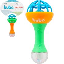 Brinquedo Para Bebe Chocalho Sensorial Colorido + 3 Meses - Buba