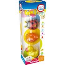 Brinquedo para Bebê Coleção Fofinhos Bichos do Campo - Caixa com 04