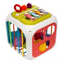 Brinquedo Para Bebê Cubo Educativo Didático Buba Multiatividades