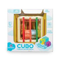 Brinquedo Para Bebe Cubo Formas Geométricas Polibrinq BB3014