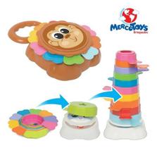 Brinquedo Para Bebe Didático Infantil Empilha Baby Macaco