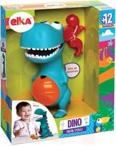 Brinquedo para Bebe Dino Papa Tudo com Acessórios, Elka, Multicor