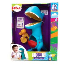 Brinquedo Para Bebe Dinossauro Dino Papa Tudo Elka