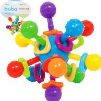 Brinquedo para bebê interativo chocalho mordedor atóxico +3m - Buba