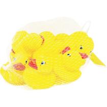Brinquedo para Bebê Patinhos para Banho com 8 Peças Coloridas