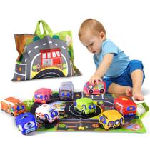 Brinquedo para bebê pista interativa Tapete de atividades 6 meses - Haungar