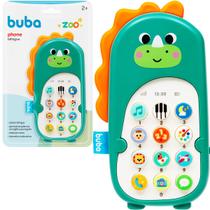 Brinquedo Para Bebe Telefone Bilingue Musical A Partir 1 Ano - Buba