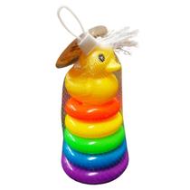 Brinquedo para Bebê Torre de Argolas Patinho Pais e Filhos