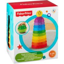 Brinquedo Para Bebê Torre de Potinhos Coloridos Fisher Price