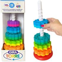 Brinquedo para Bebe Torre Giratoria Pakitoys