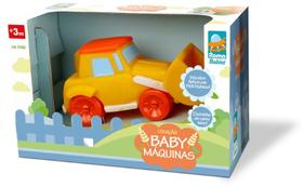Brinquedo para Bebê Trator Carregadeira Coleção Baby Máquinas Roma