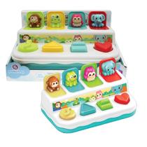 Brinquedo para Bebê Turminha Pop Up Animais Sensorial Polibrinq - BB3006 Brinquedo para Bebê Turminha Pop Up Animais Sensorial Polibrinq - BB3006