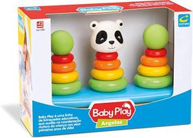 Brinquedo para Bebês Argolas Baby Play Trio Cometa Brinquedo para Bebês Argolas Baby Play Trio Cometa