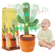 Brinquedo para bebês Dancing Talking Cactus MILEGI com gravação de som