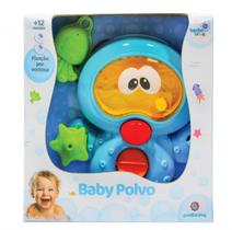 Brinquedo para Bebês de Formas e Cores Oceano Baby Polvo - Polibrinq