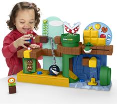 Brinquedo para Bebês Fisher-Price Playset de Aventura do Mario com Música