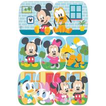 Brinquedo para Bebês Meu primeiro Quebra Cabeça Disney com Três Quebra Cabeças de 2, 3 e 4 peças - Toyster