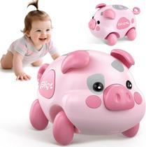 Brinquedo para bebês OCHIDO Musical Piggy Crawling 6-12 meses com luz