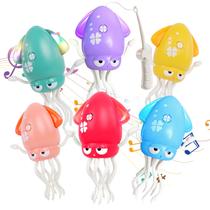 Brinquedo para bebês WOTOYS Dancing Octopus com luzes LED e música