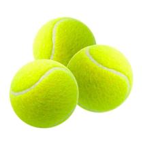 Brinquedo Para Cachorro Bola de Tênis 3 Unidades