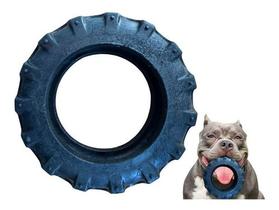 Brinquedo Para Cachorro Mordedor Pet Pneu Duro Grande G 15cm