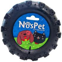 Brinquedo para Cachorro Pneu Pet Maciço Preto Pequeno 10cm