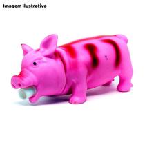 Brinquedo Para Cachorro Porco Colors Com Som 18Cm - AKASH