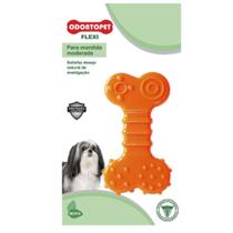 Brinquedo para Cachorros Mordedor Osso Flat Flexibone Nylon Mordida Moderada - Odontopet