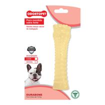 Brinquedo para Cachorros Mordedor Osso T Bone Durabone Nylon Mordida Extra Forte Carne - Odontopet