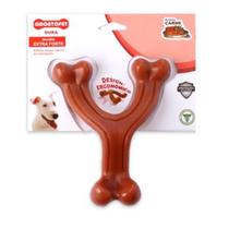 Brinquedo para Cachorros Mordedor WIshbone Durabone Nylon Mordida Extra Forte Carne - Odontopet