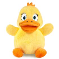 Brinquedo para cães BluPup Squeaky Duck Plush Chew Toy para cães pequenos Brinquedo para cães BluPup Squeaky Duck Plush Chew Toy para cães pequenos
