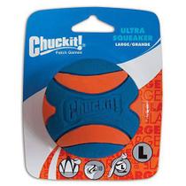 Brinquedo para cães Bola Ultra Squeaker Chuck It com apito