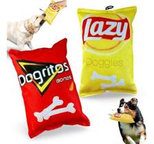 Brinquedo Para Cães cachorros Dogritos Lazy Bag Of Chips Brinquedos Pet Salgadinho Lona plástica