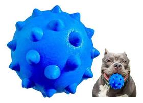Brinquedo Para Cães Cachorros Grandes Bola Bolinha Cravo Grande Maciça Extra Forte Resistente - 95 mm