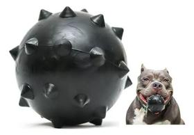 Brinquedo Para Cães Cachorros Grandes Bola Bolinha Cravo Grande Maciça Extra Forte Resistente - 95 mm