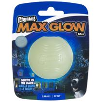 Brinquedo para cães Chuckit Max Glow Ball pequeno para cães de 0 a 9 kg