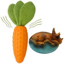 Brinquedo para Cães Cooway Carrot - Mordedor de Borracha Natural para Cães Agressivos