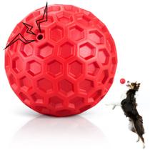 Brinquedo para cães DISSKNIC indestrutível Squeaky Ball para mastigadores agressivos