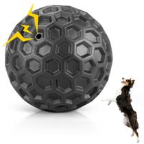 Brinquedo para cães DISSKNIC indestrutível Squeaky Ball para raças grandes Brinquedo para cães DISSKNIC indestrutível Squeaky Ball para raças grandes