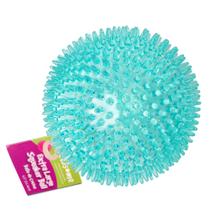 Brinquedo para cães Gnauwsome Spiky Squeaker Ball 11,4 cm extra grande Brinquedo para cães Gnauwsome Spiky Squeaker Ball 11,4 cm extra grande
