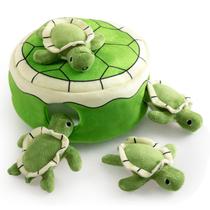 Brinquedo para cães Hollypet Interactive Plush Hide and Seek Turtles