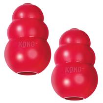 Brinquedo para cães KONG Classic Fetch & Chew Stuffable para cães de médio porte Brinquedo para cães KONG Classic Fetch & Chew Stuffable para cães de médio porte