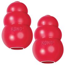 Brinquedo para cães KONG Classic Fetch & Chew Stuffable para cães pequenos Brinquedo para cães KONG Classic Fetch & Chew Stuffable para cães pequenos